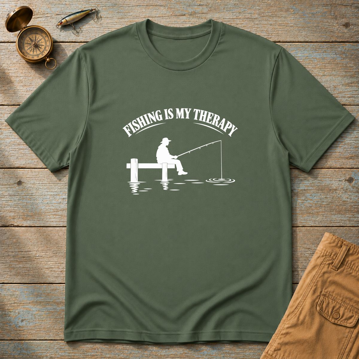 Fishing Is My Therapy T-Shirt