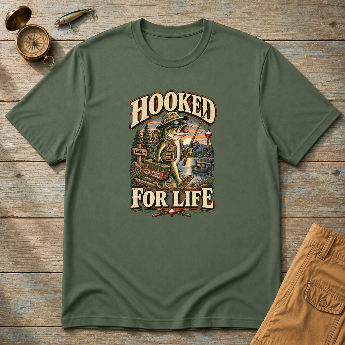 Hooked For Life T-Shirt
