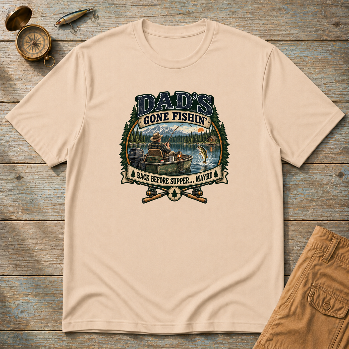 Dad's Gone Fishing T-Shirt
