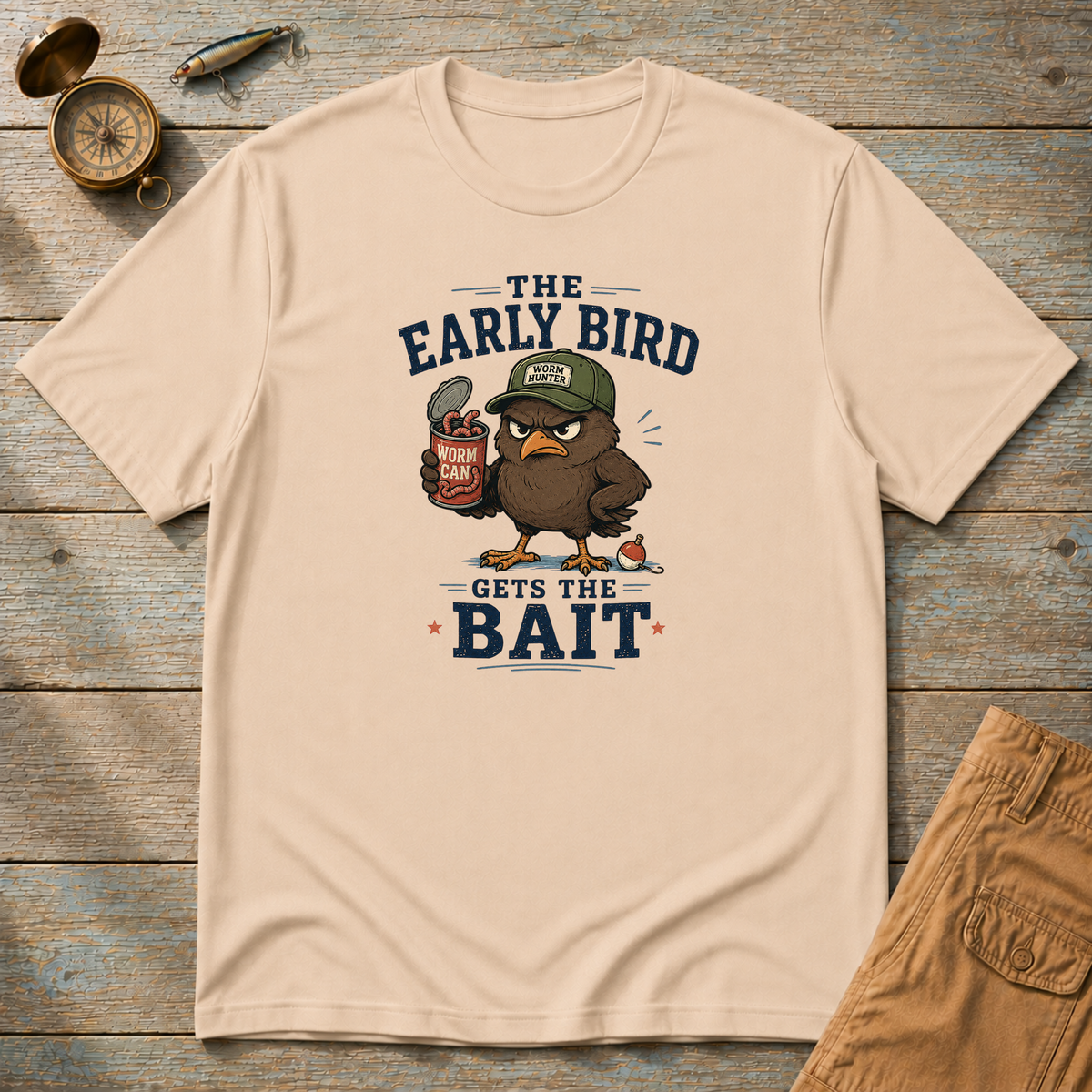The Early Bird Gets The Bait T-Shirt