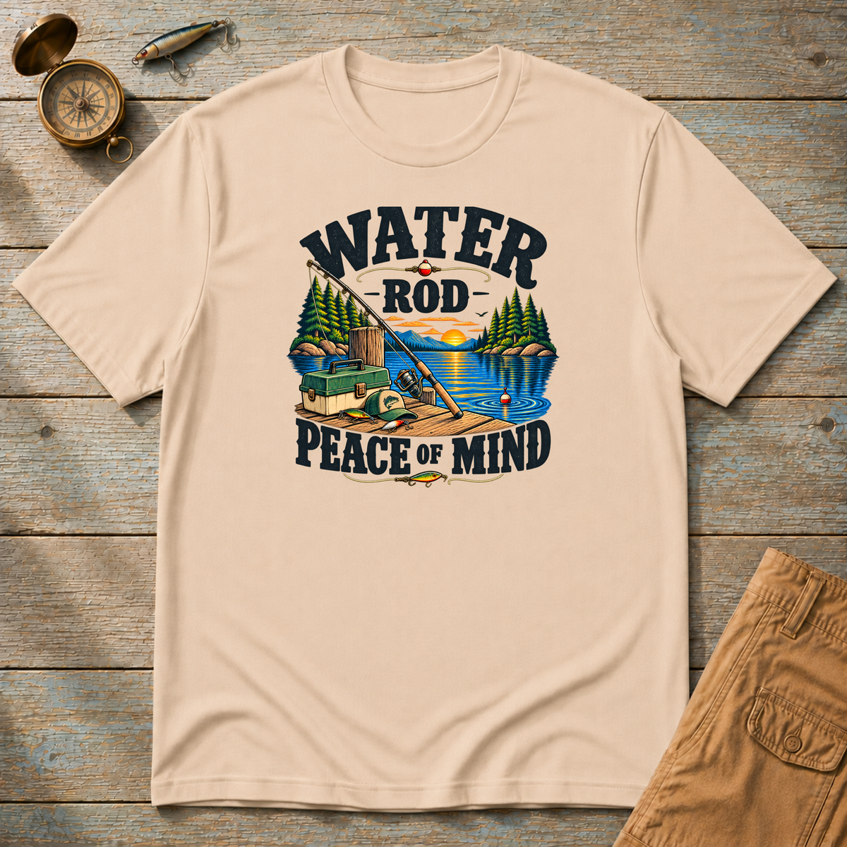 Water Rod Piece Of Mind T-Shirt