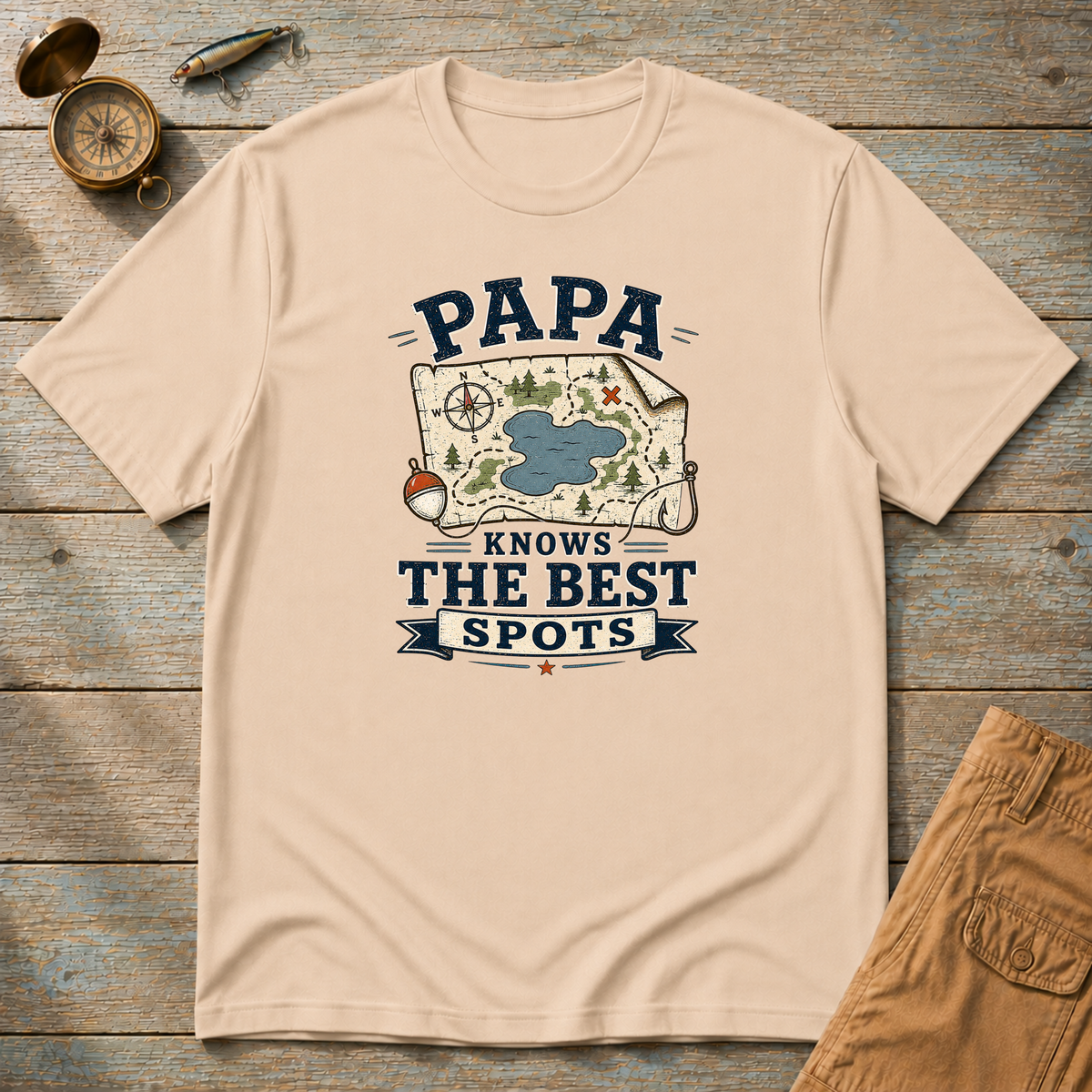 Papa Knows The Best Spots T-Shirt