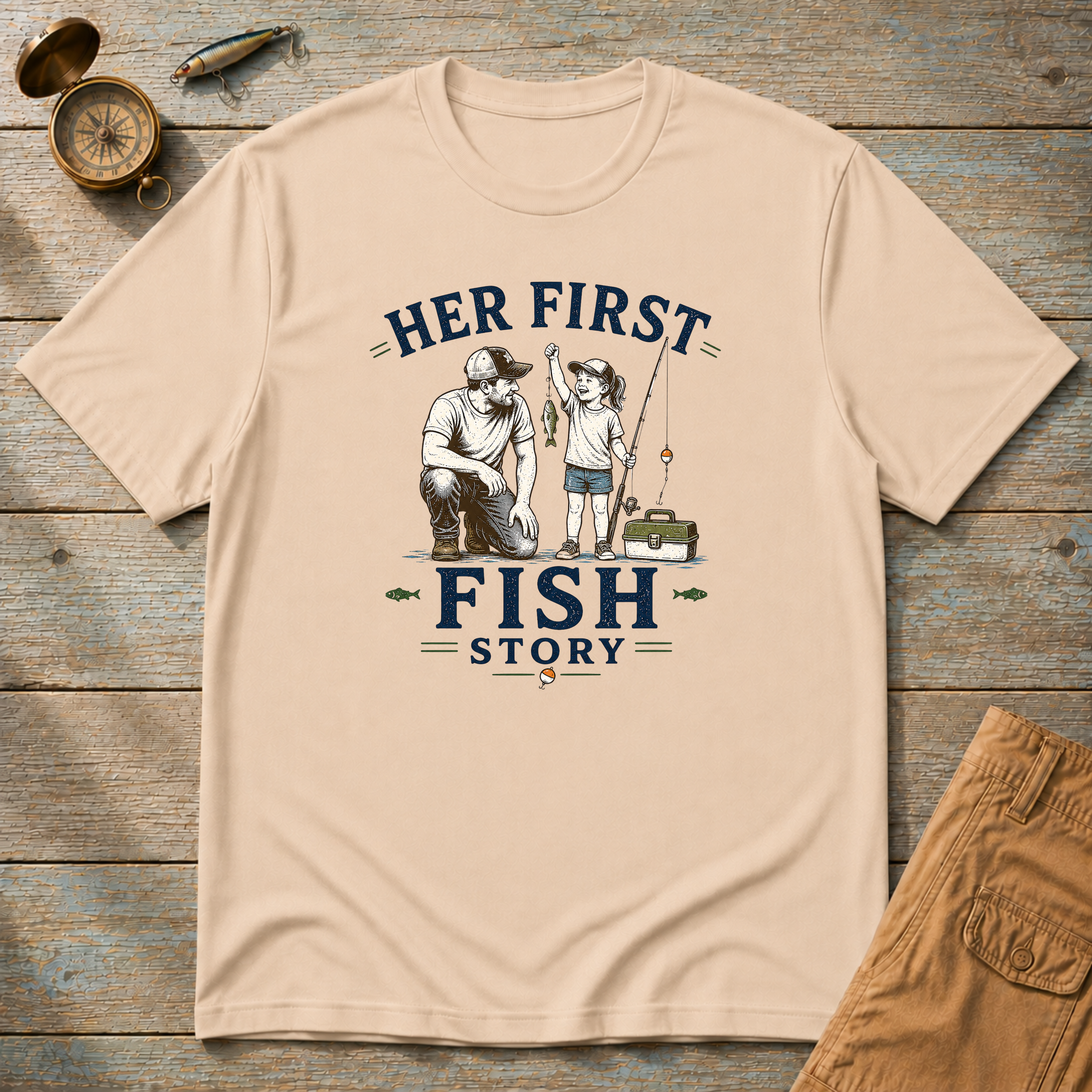Her First Fish Story T-Shirt