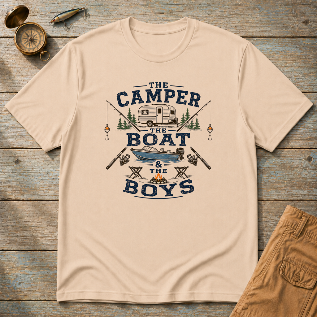 The Camper, The Boat & The Boys T-Shirt