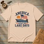 America Runs On Lake Days T-Shirt