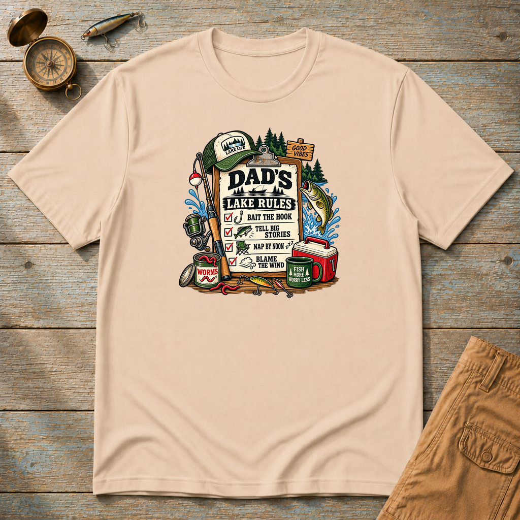 Dad's Lake Rules T-Shirt