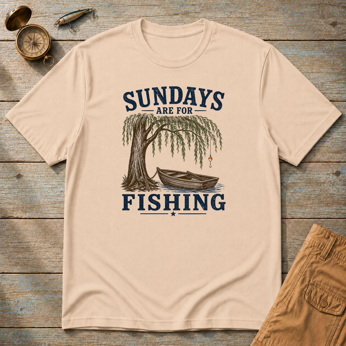 Sundays Are For Fishing T-Shirt