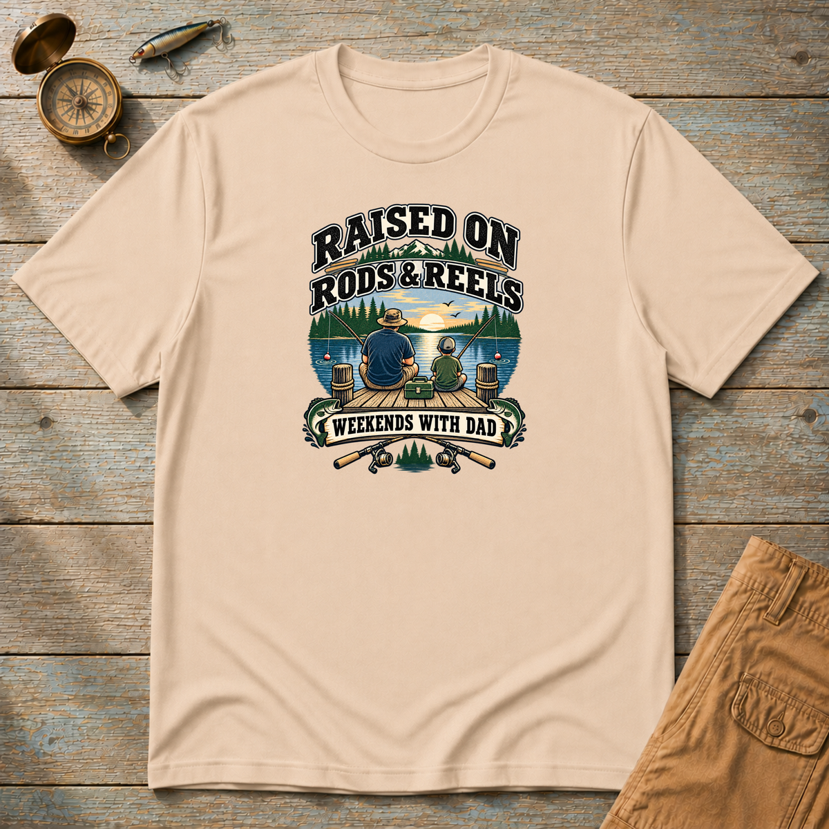 Raised On Rod & Reels T-Shirt