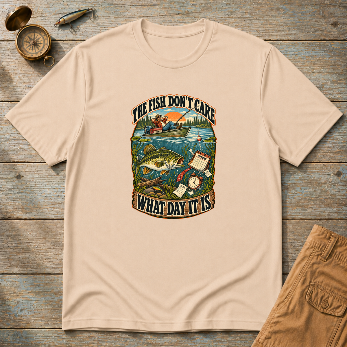 Fish Don't Care What Day It Is T-Shirt