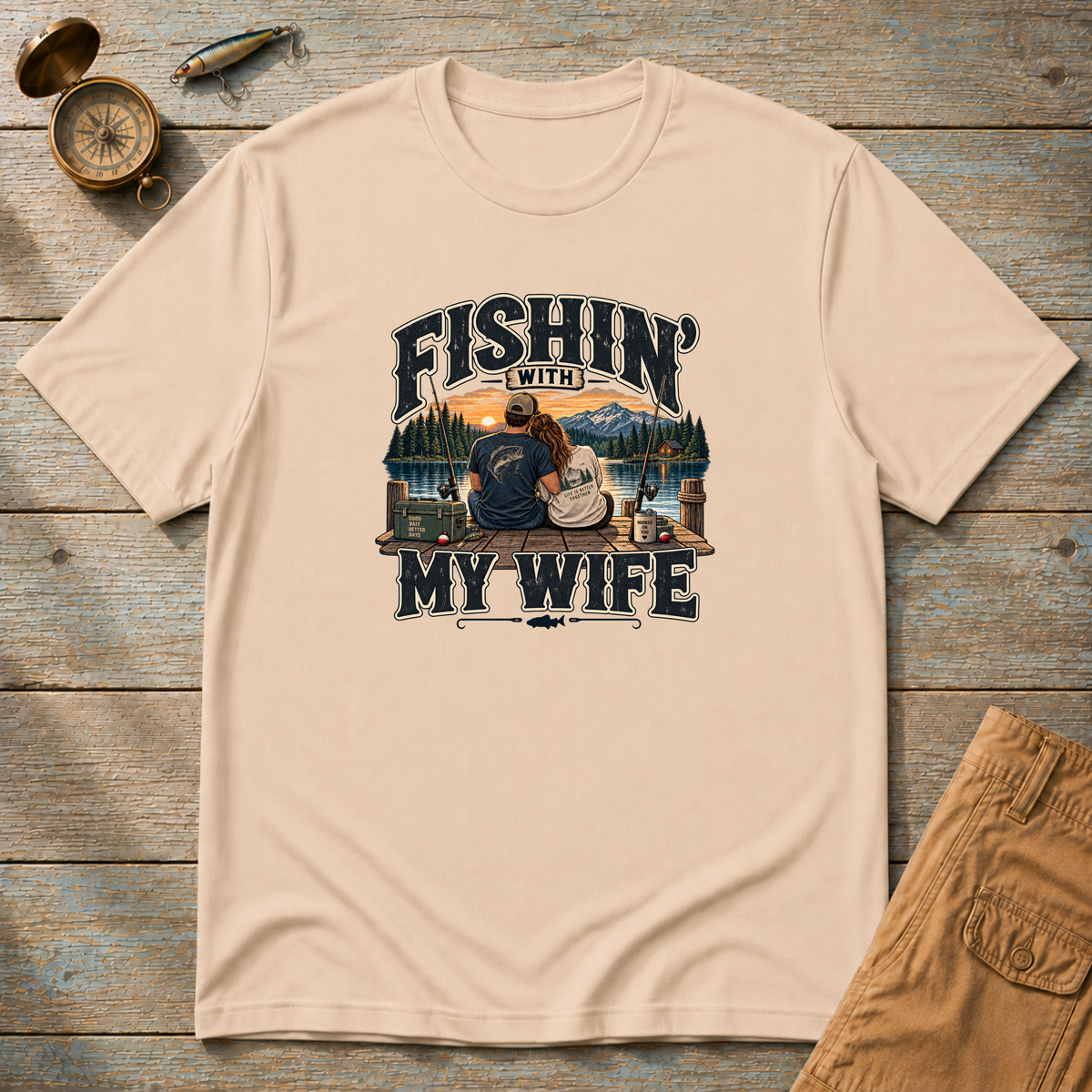 Fishing' With My Wife T-Shirt