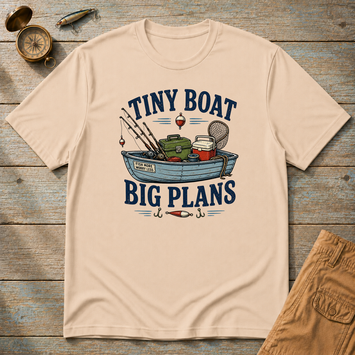 Tiny Boat Big Plans T-Shirt