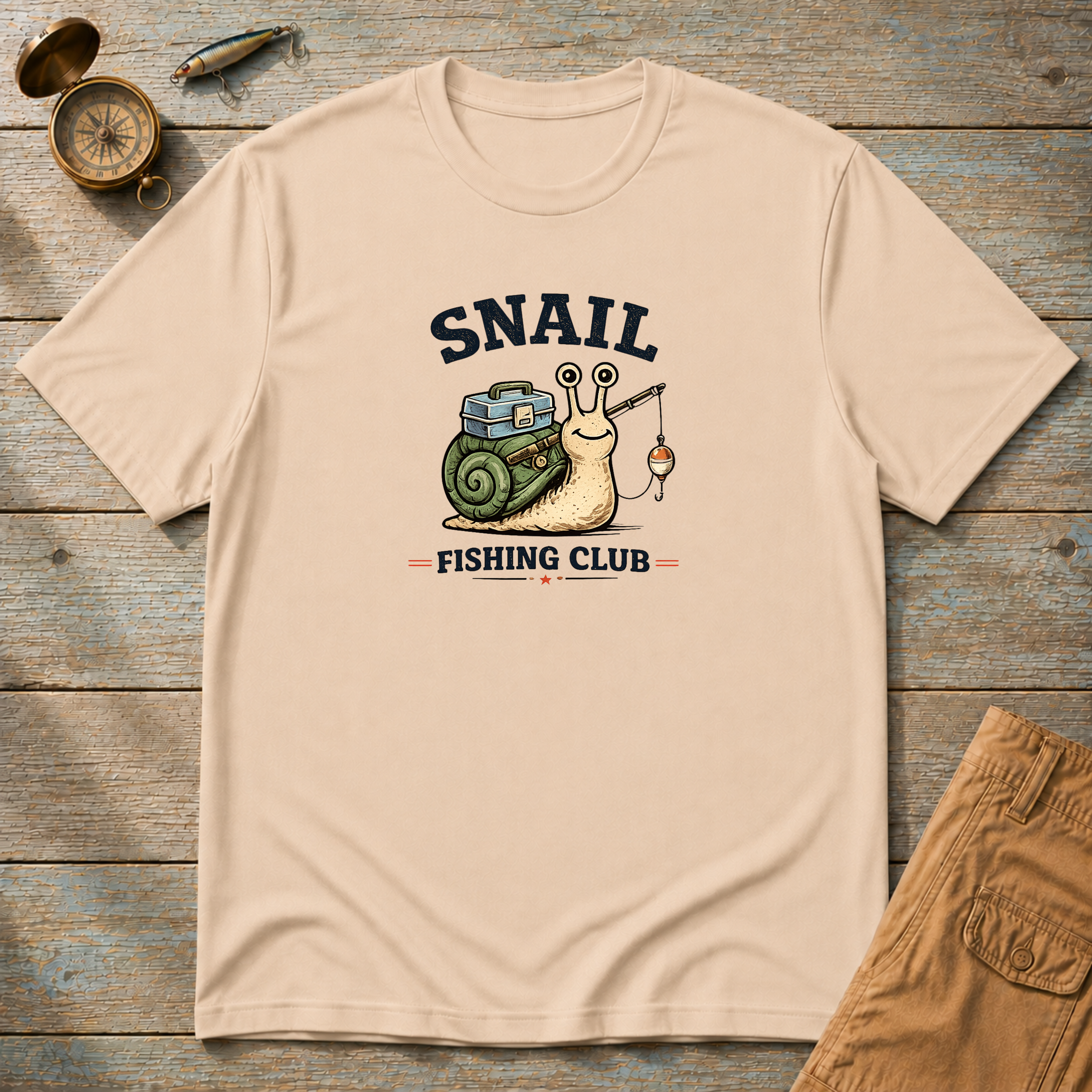 Snail Fishing Club T-Shirt