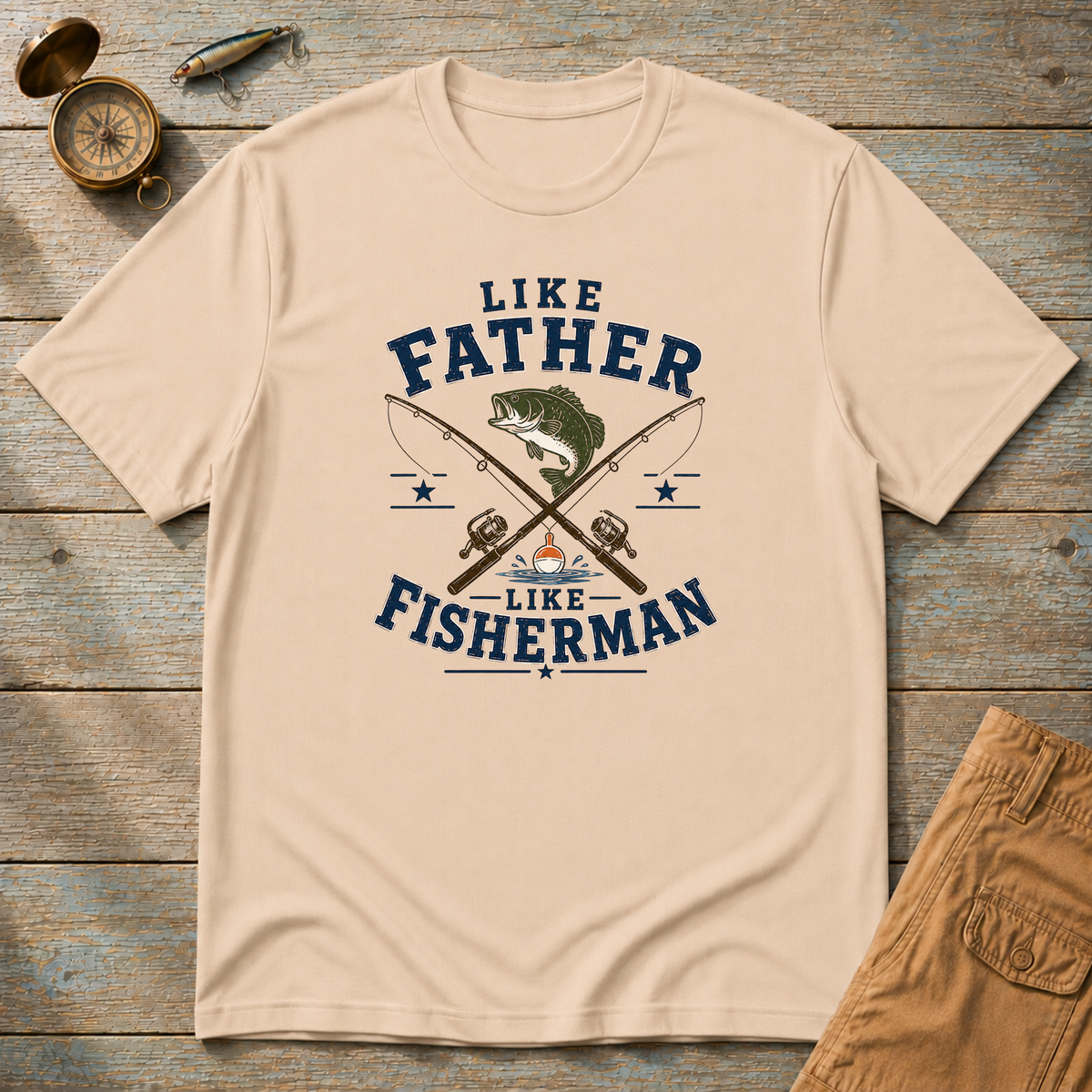 Like Father Like Fisherman T-Shirt