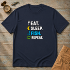 Eat Sleep Fish Repeat T-Shirt