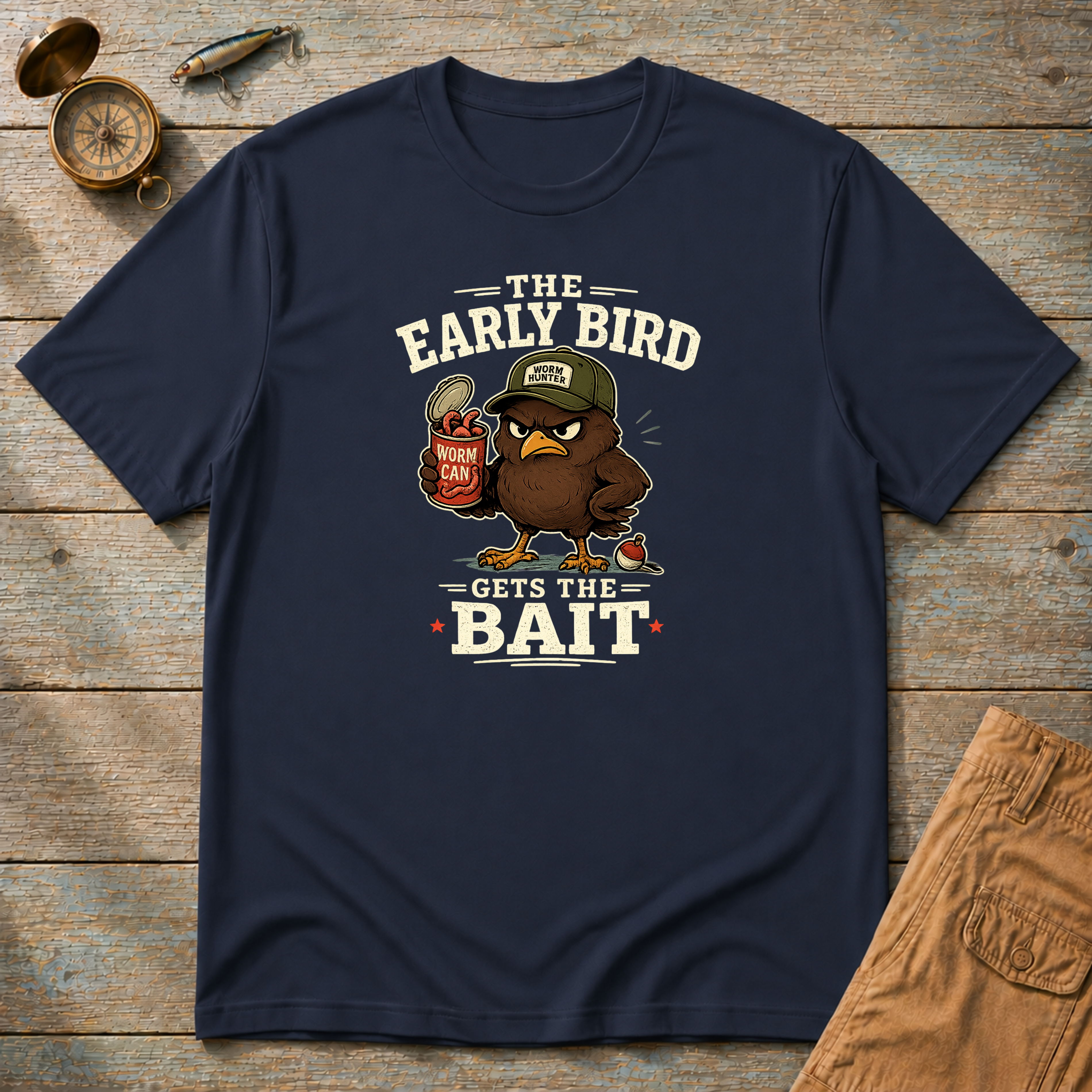 The Early Bird Gets The Bait T-Shirt