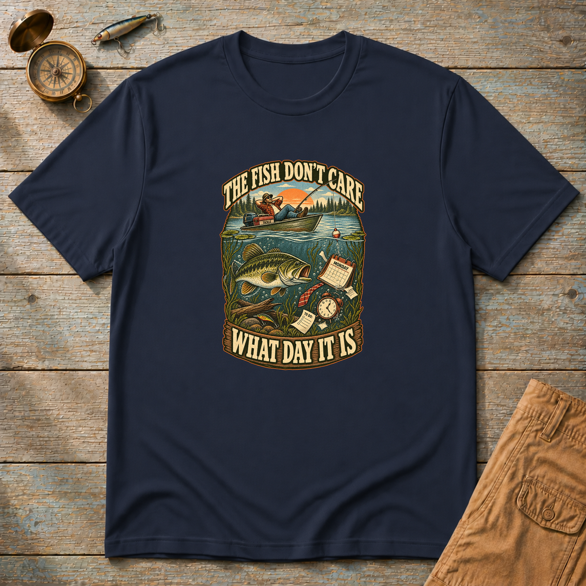 Fish Don't Care What Day It Is T-Shirt