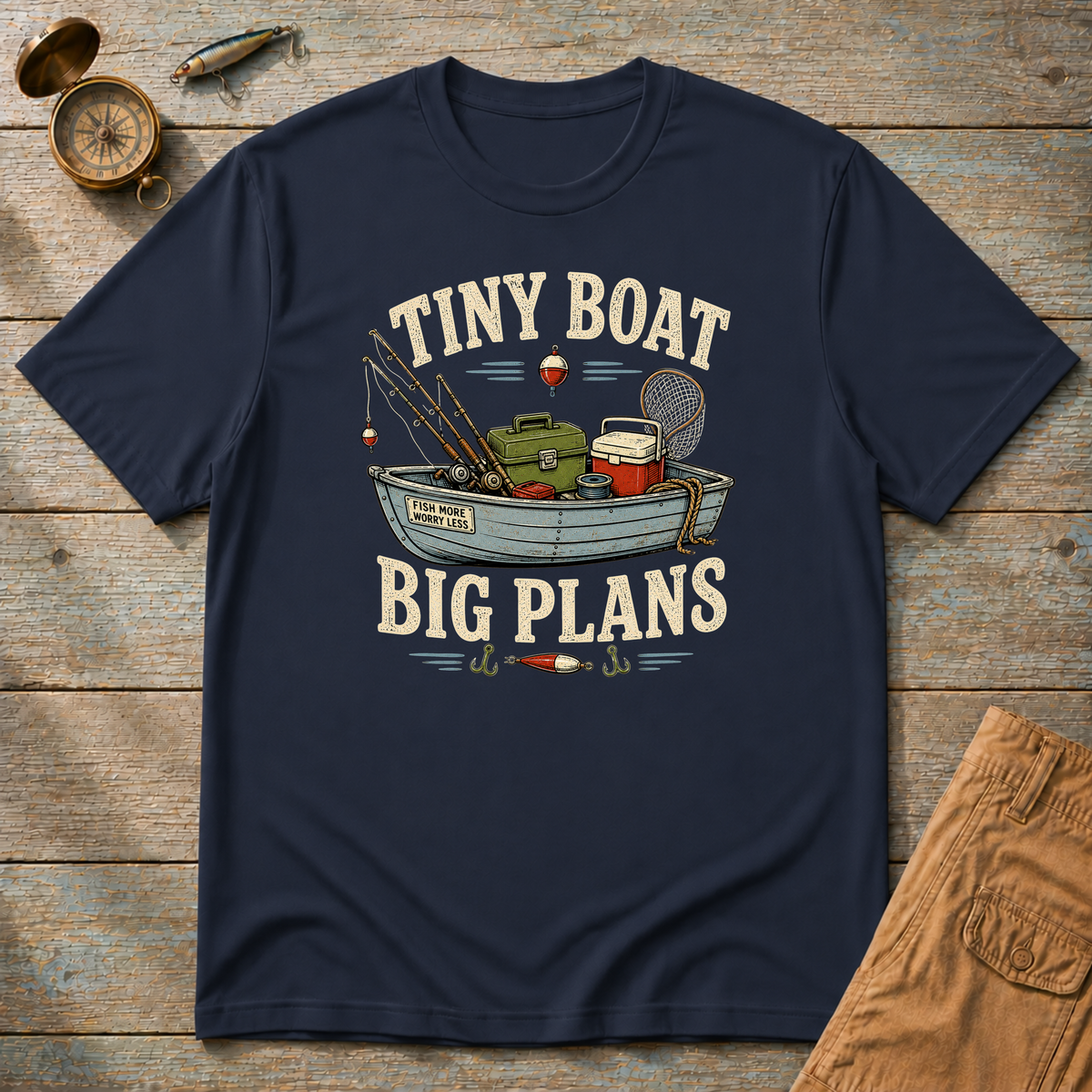 Tiny Boat Big Plans T-Shirt