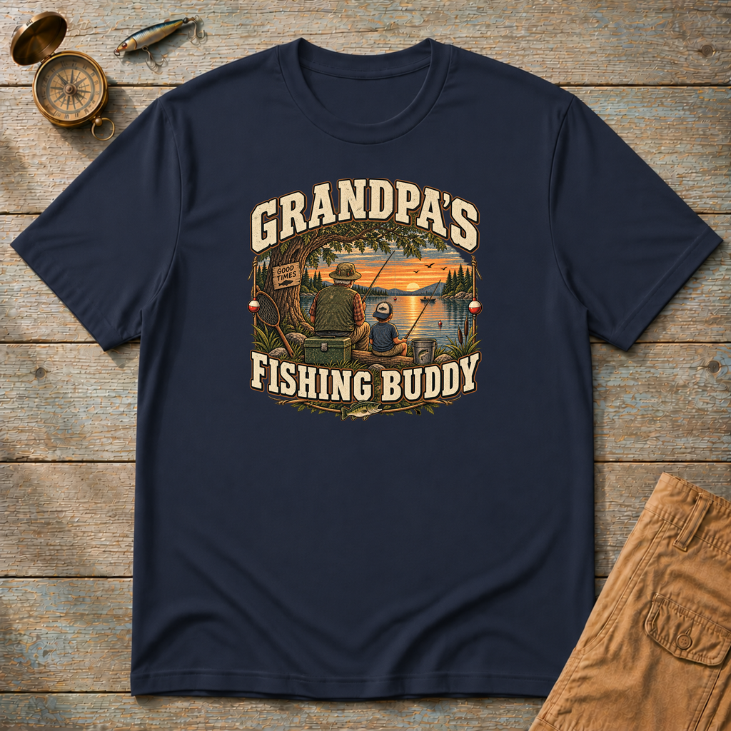 Grandpa's Fishing Buddy T-Shirt