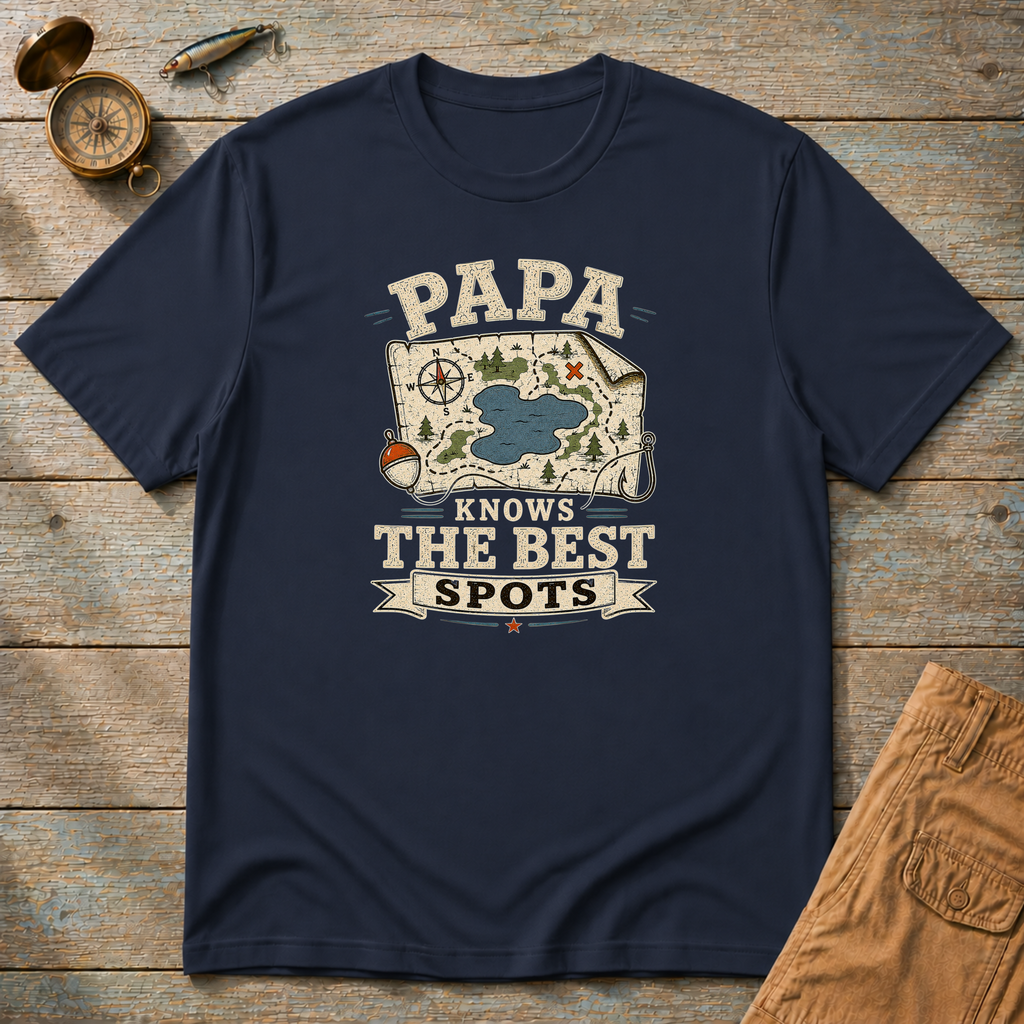 Papa Knows The Best Spots T-Shirt