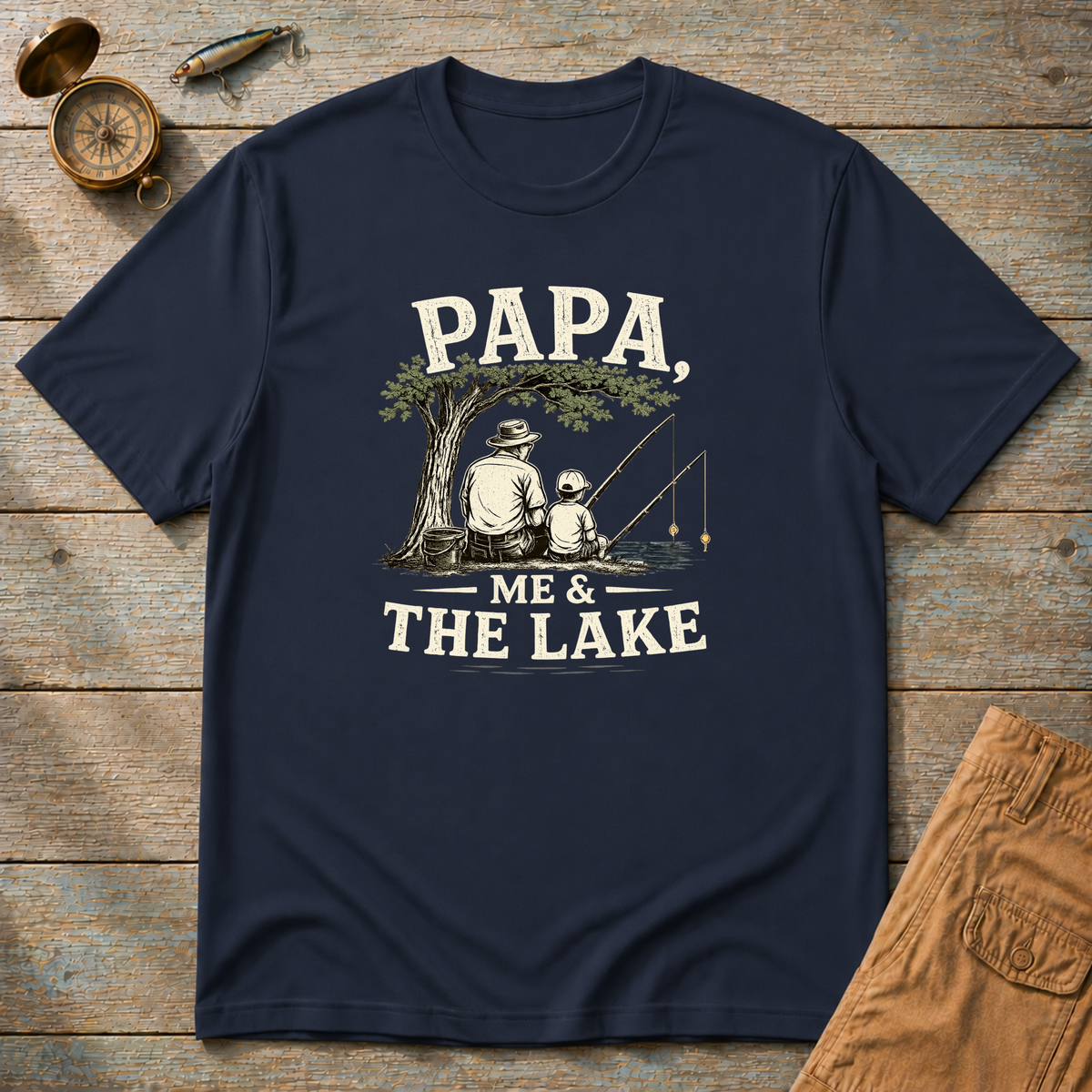 Papa, Me & The Lake T-Shirt