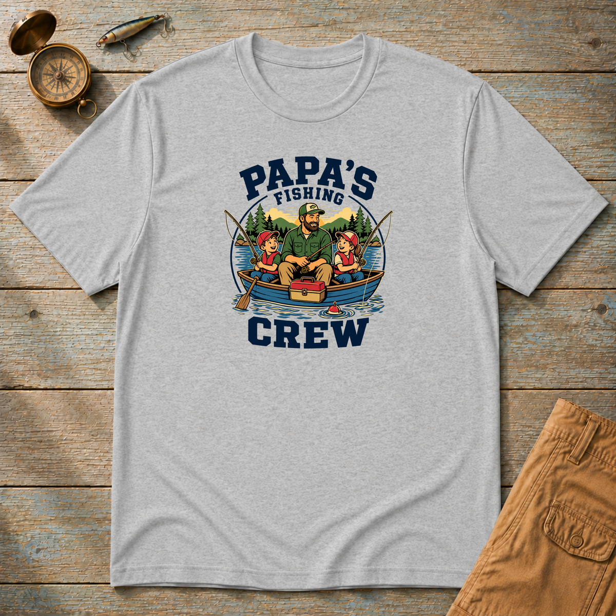 Papa's Fishing Crew T-Shirt