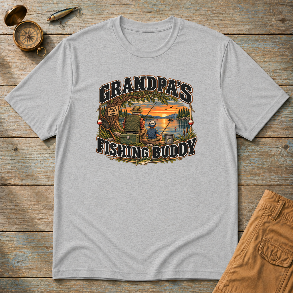 Grandpa's Fishing Buddy T-Shirt
