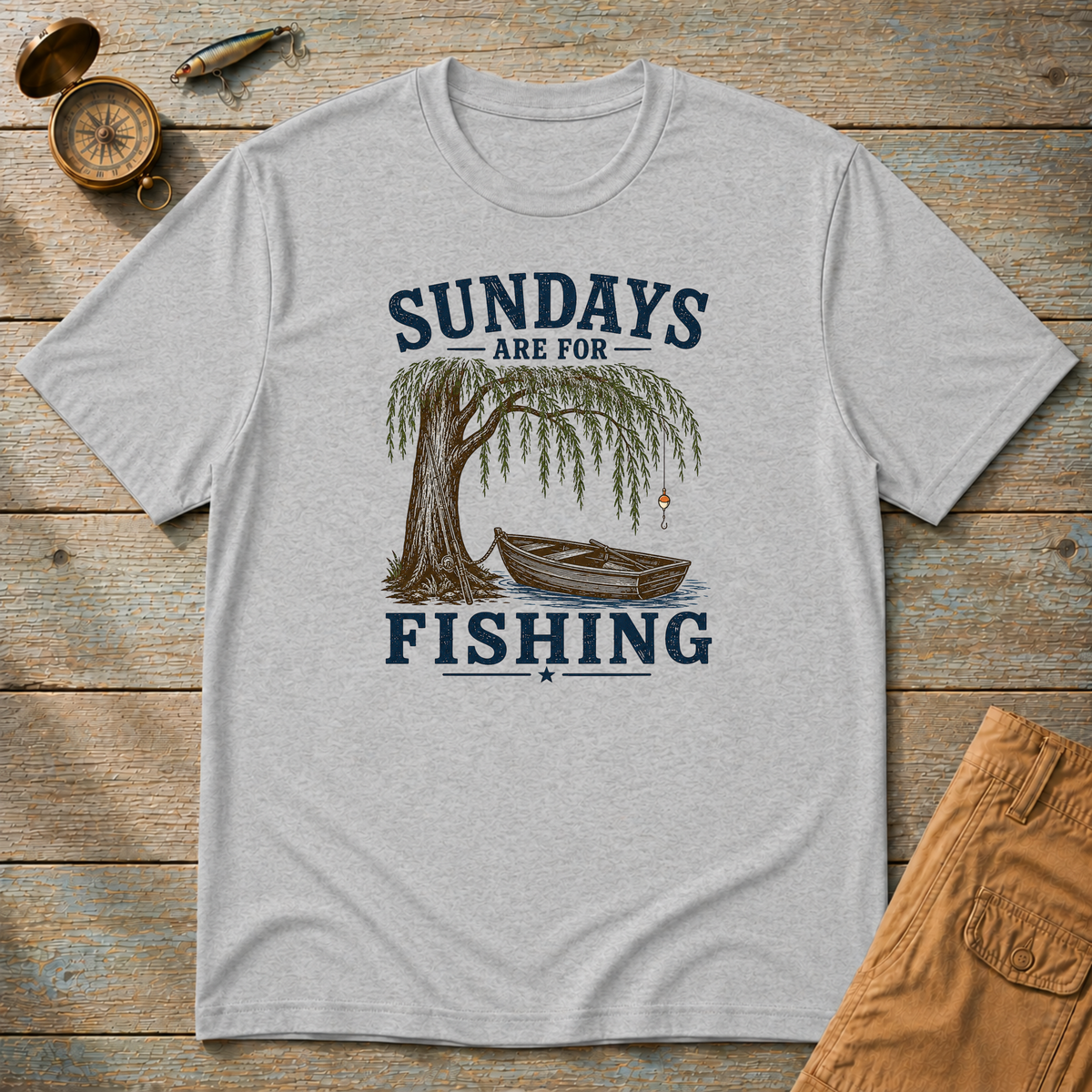 Sundays Are For Fishing T-Shirt