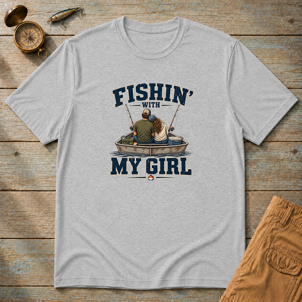 Fishing With My Man T-Shirt