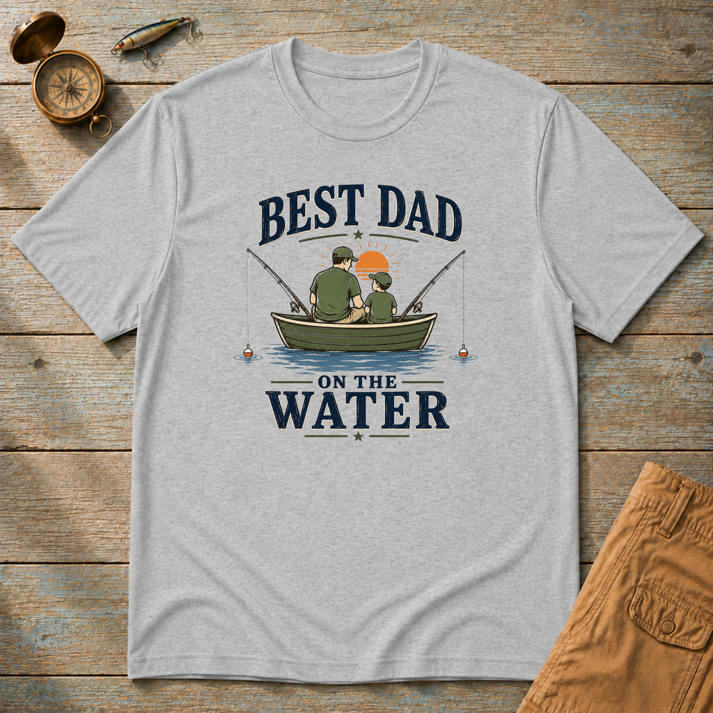 Best Dad On The Water T-Shirt