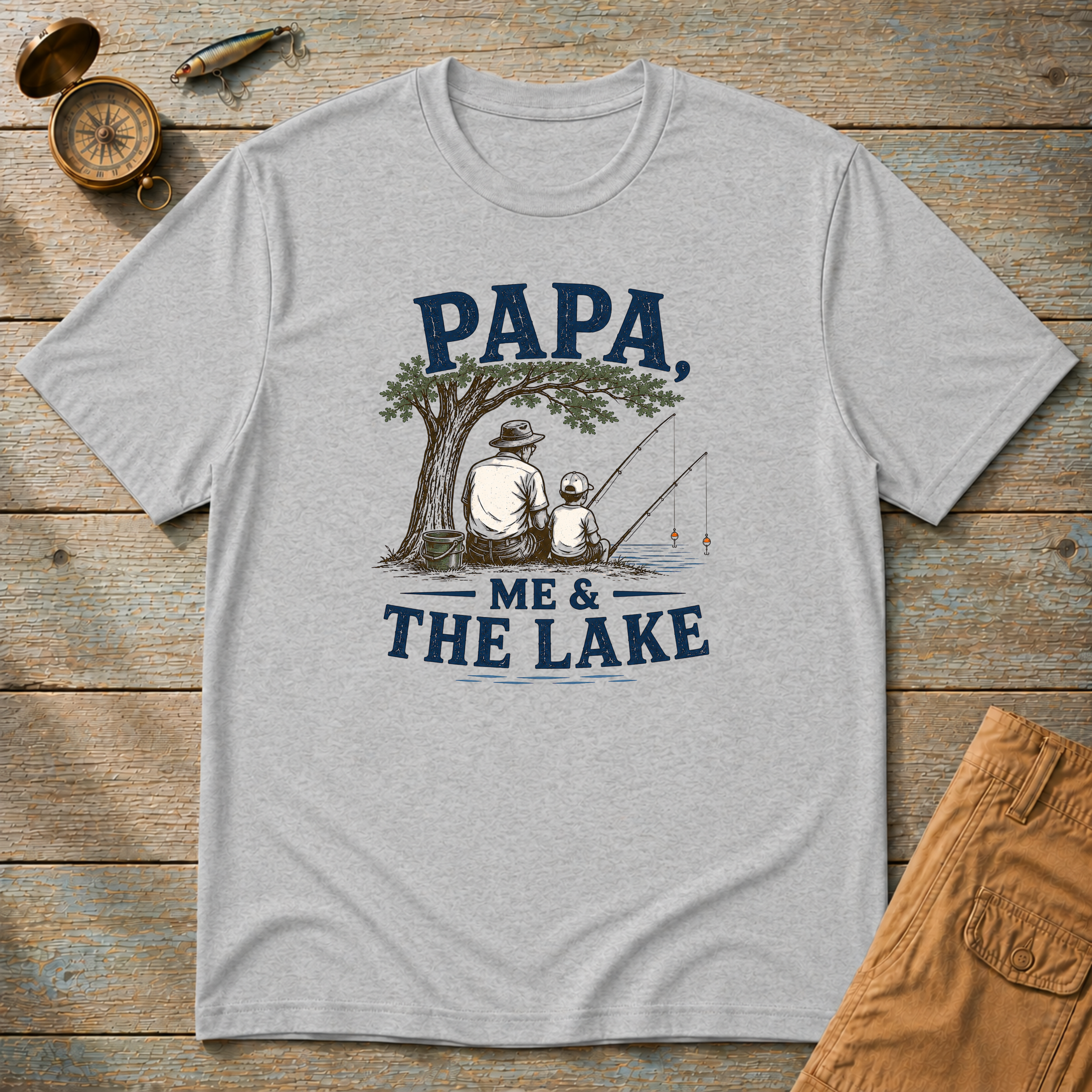 Papa, Me & The Lake T-Shirt