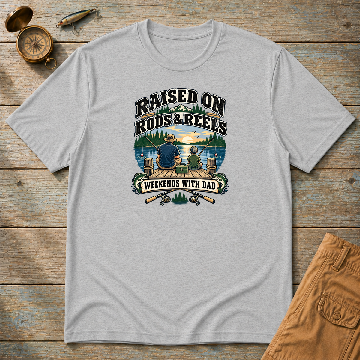 Raised On Rod & Reels T-Shirt