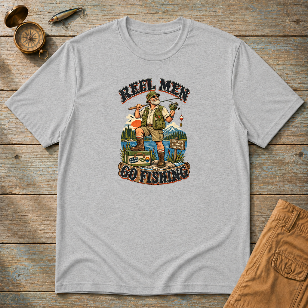 Reel Men Go Fishing T-Shirt