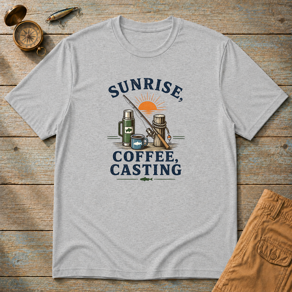Sunrise Coffee Casting T-Shirt