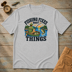 Fishing Fixes Most Things T-Shirt