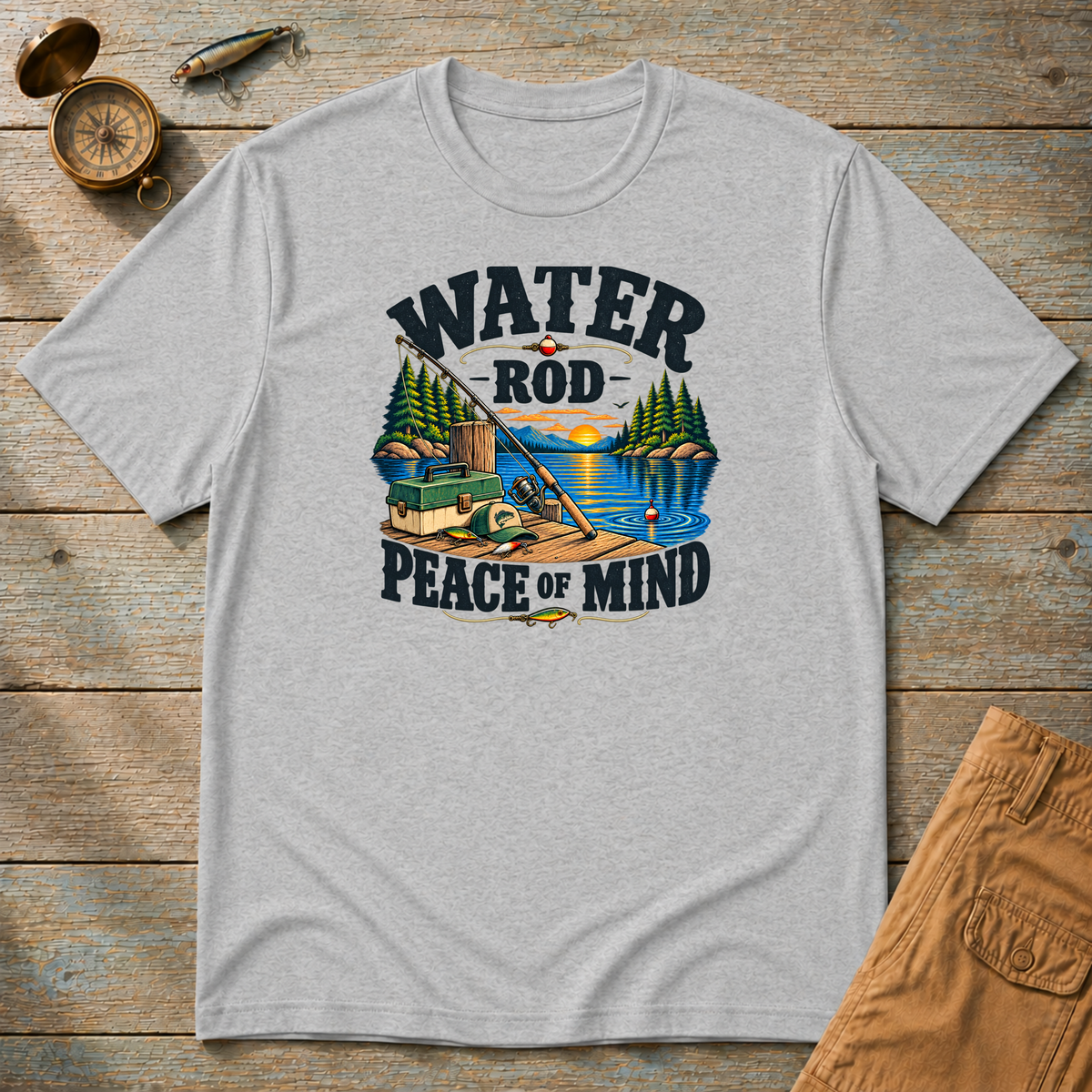 Water Rod Piece Of Mind T-Shirt
