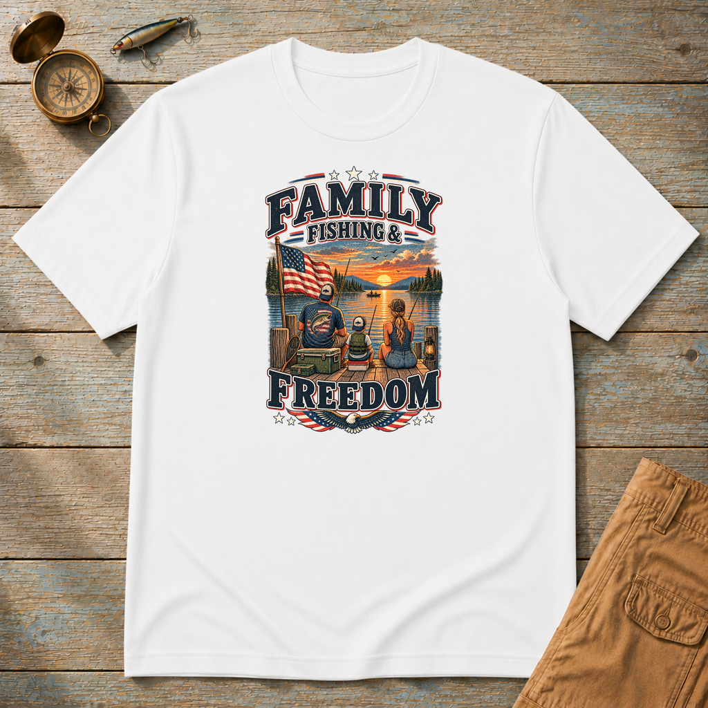 Family Fishing Freedom T-Shirt