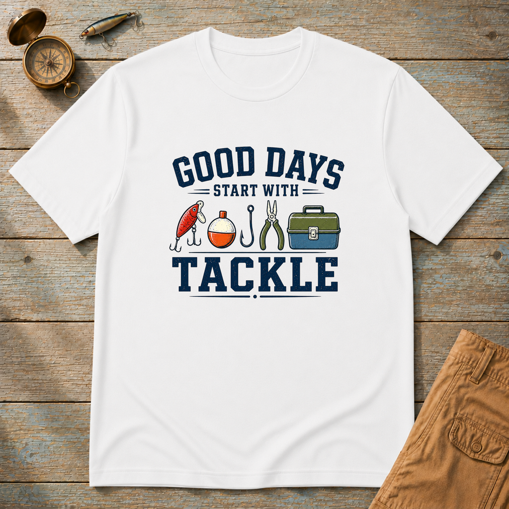 Good Days Start With Tackle T-Shirt