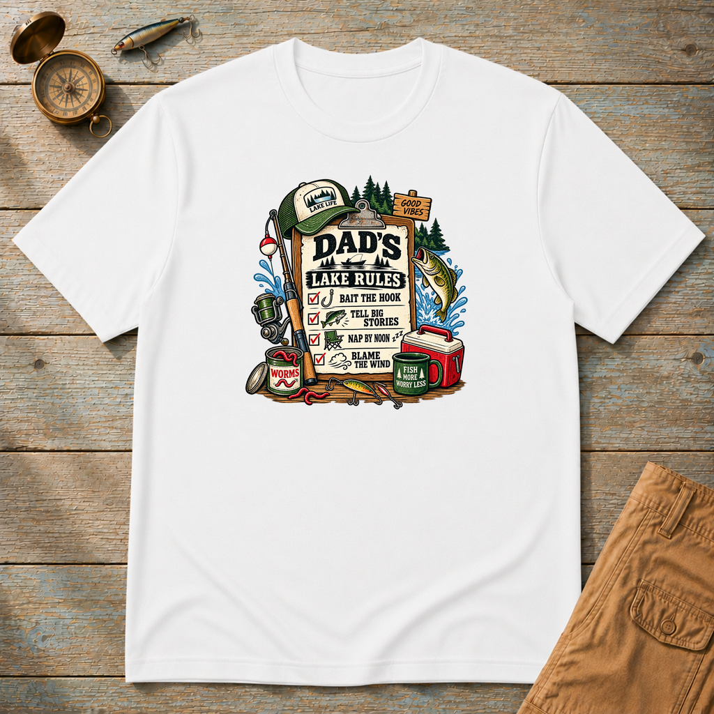 Dad's Lake Rules T-Shirt