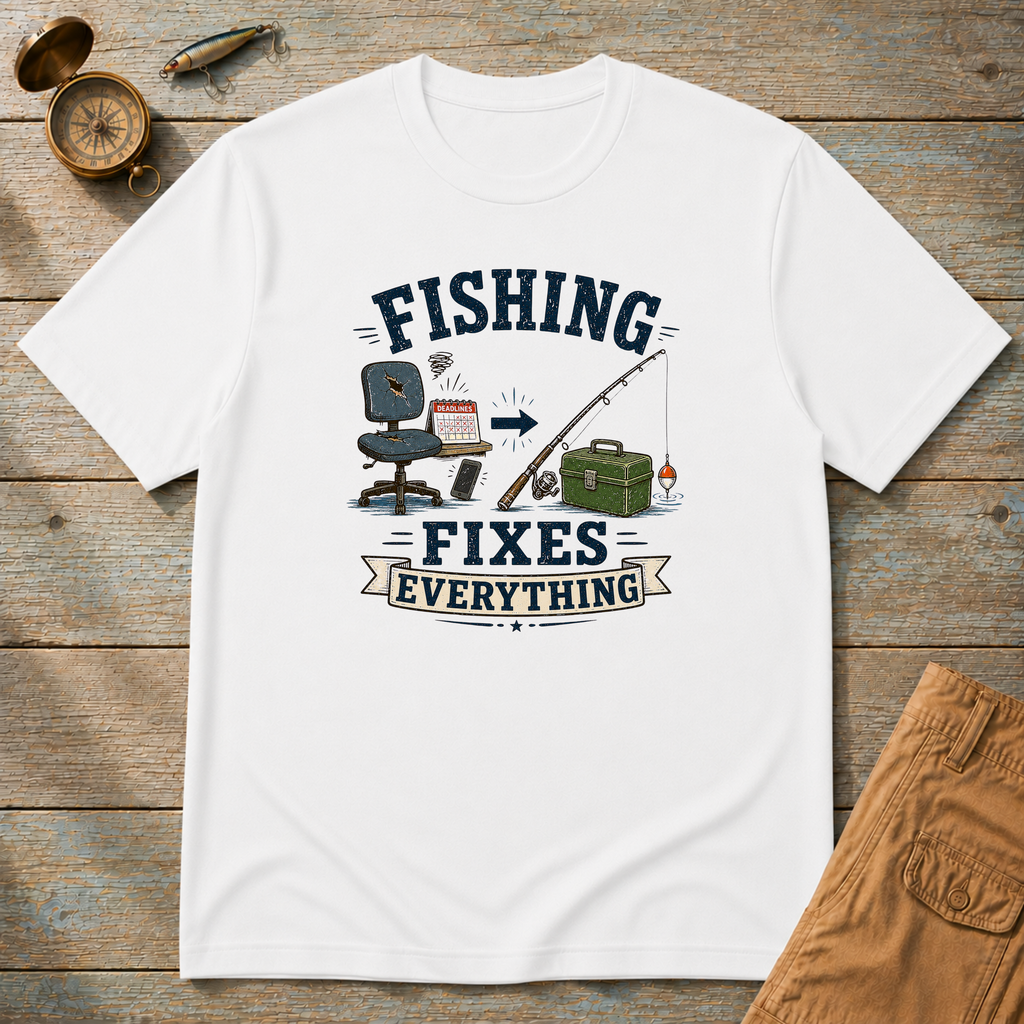 Fishing Fixes Everything T-Shirt
