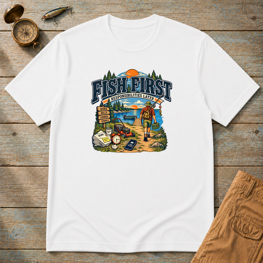 Fishing First Responsibilities Later T-Shirt