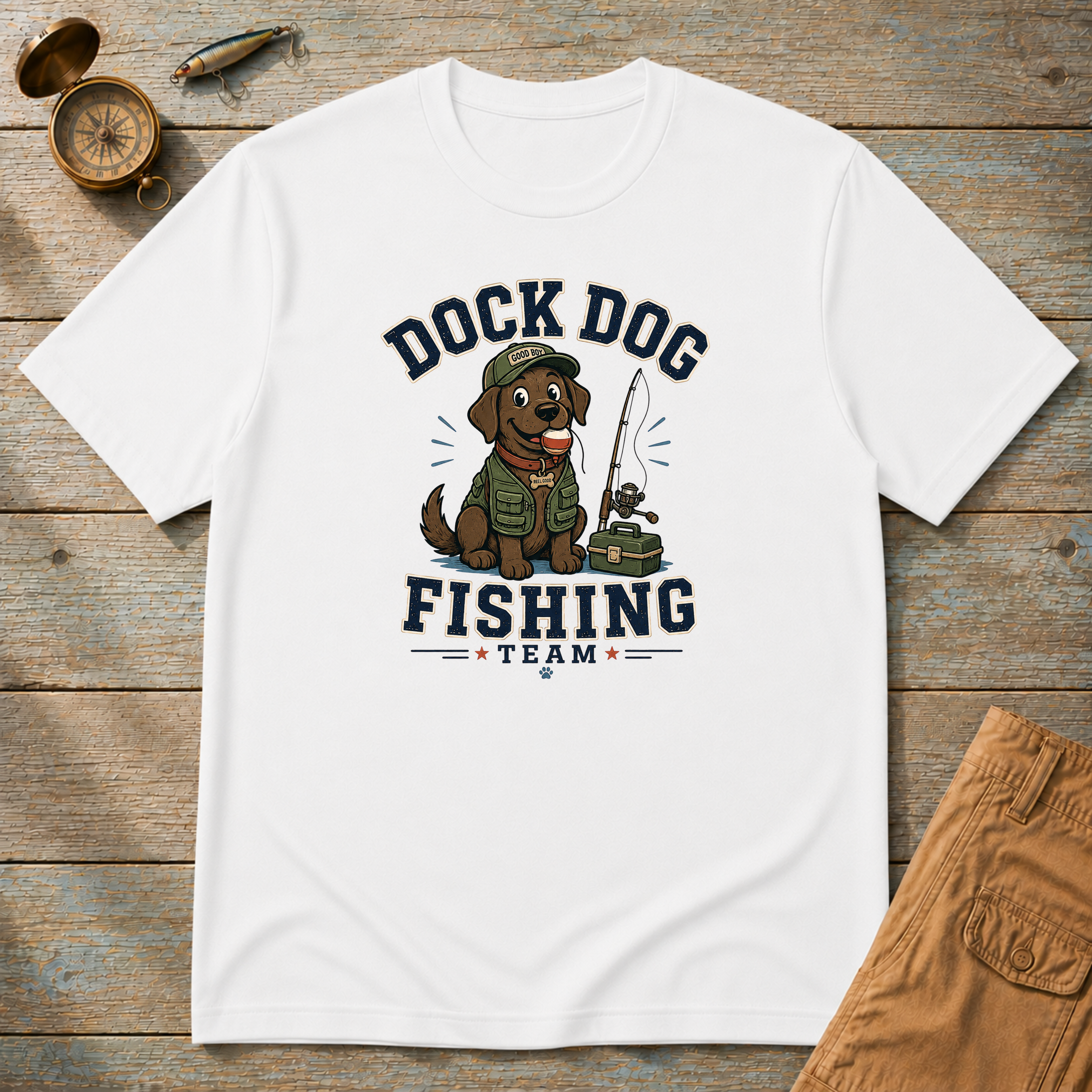 Dock Dog Fishing Team T-Shirt