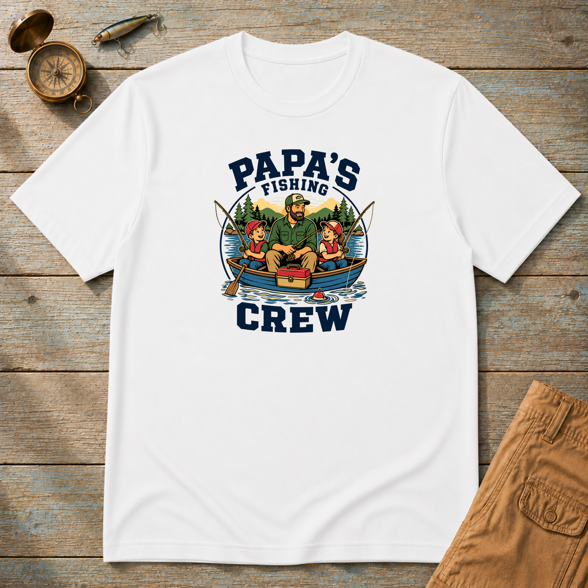 Papa's Fishing Crew T-Shirt