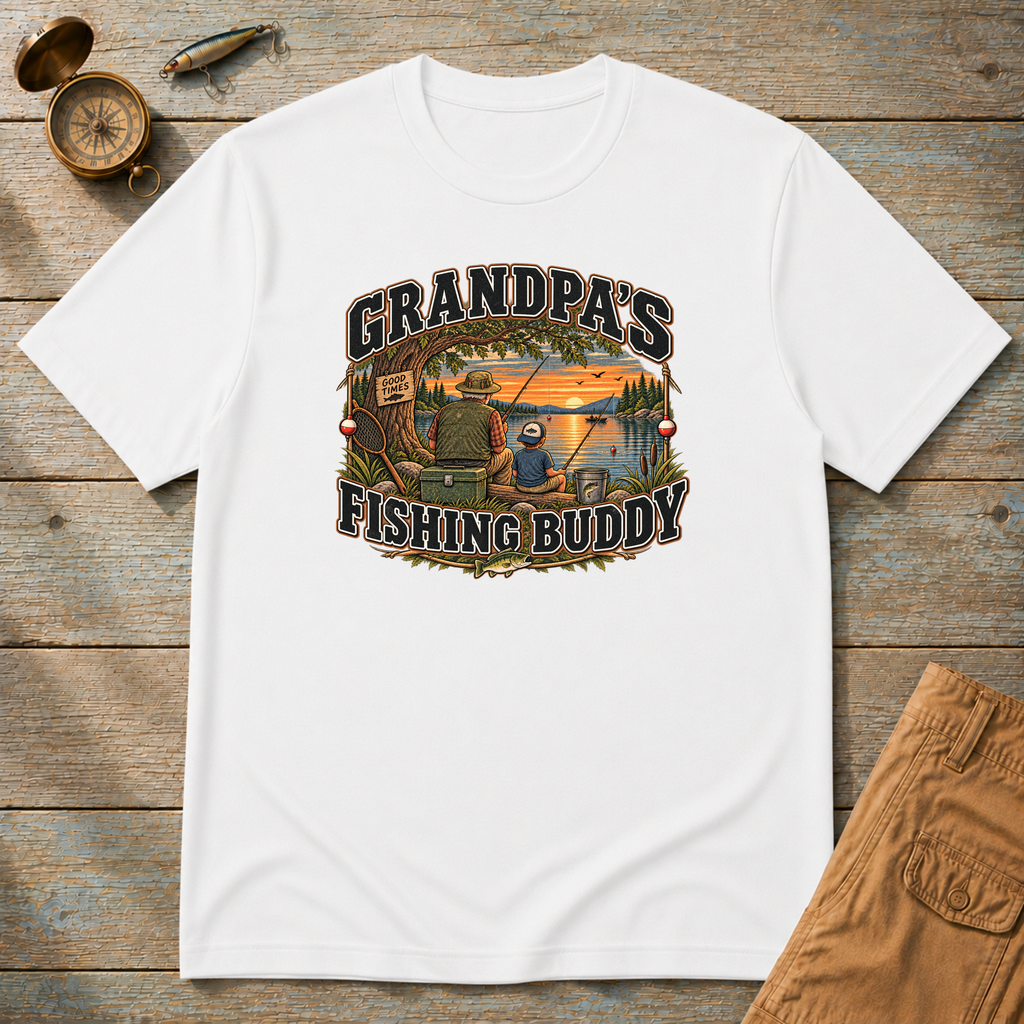 Grandpa's Fishing Buddy T-Shirt
