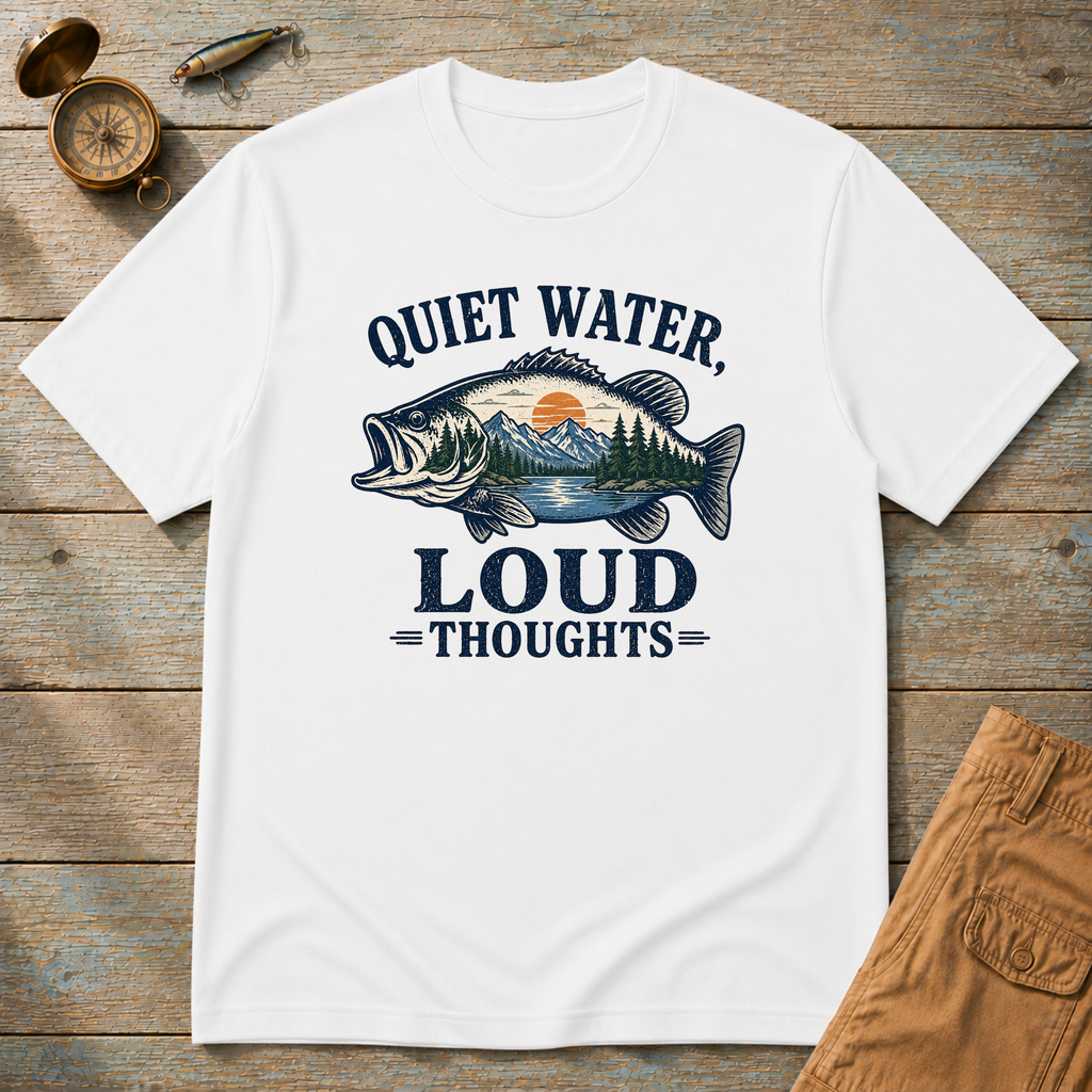 Quiet Water Loud Thoughts T-Shirt