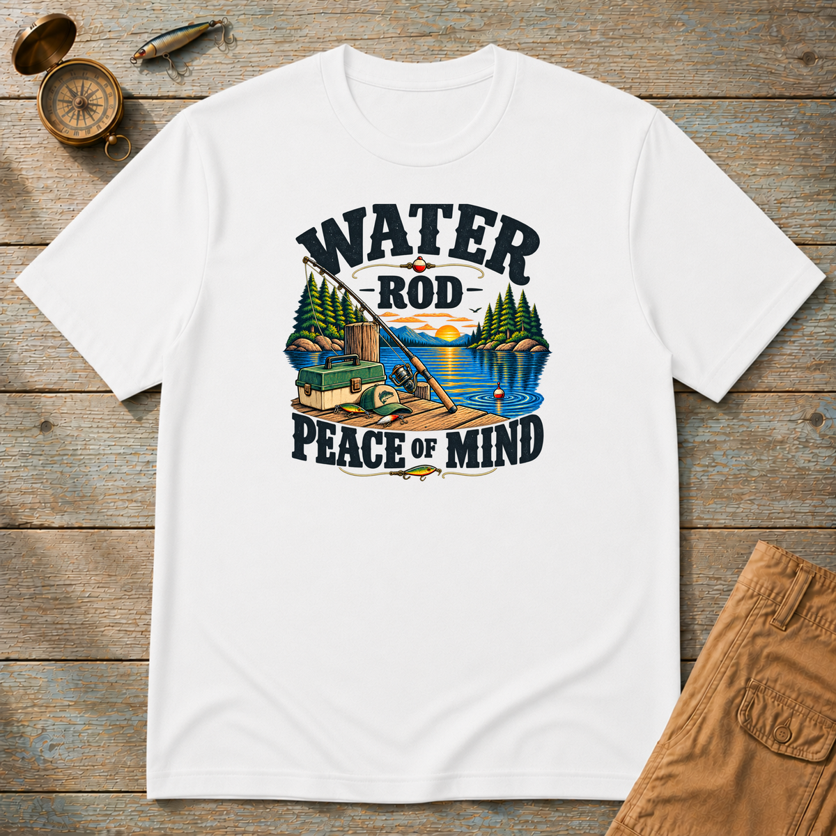 Water Rod Piece Of Mind T-Shirt