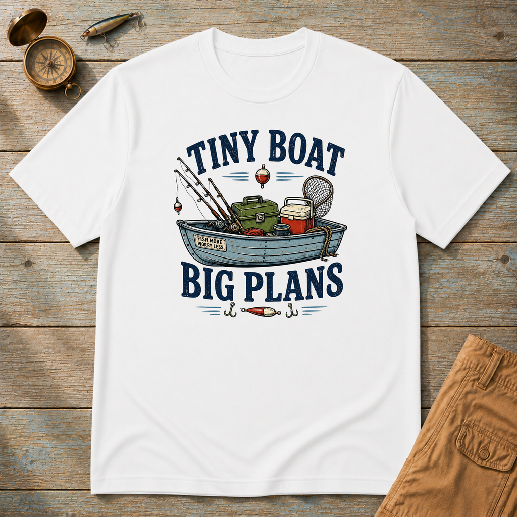 Tiny Boat Big Plans T-Shirt