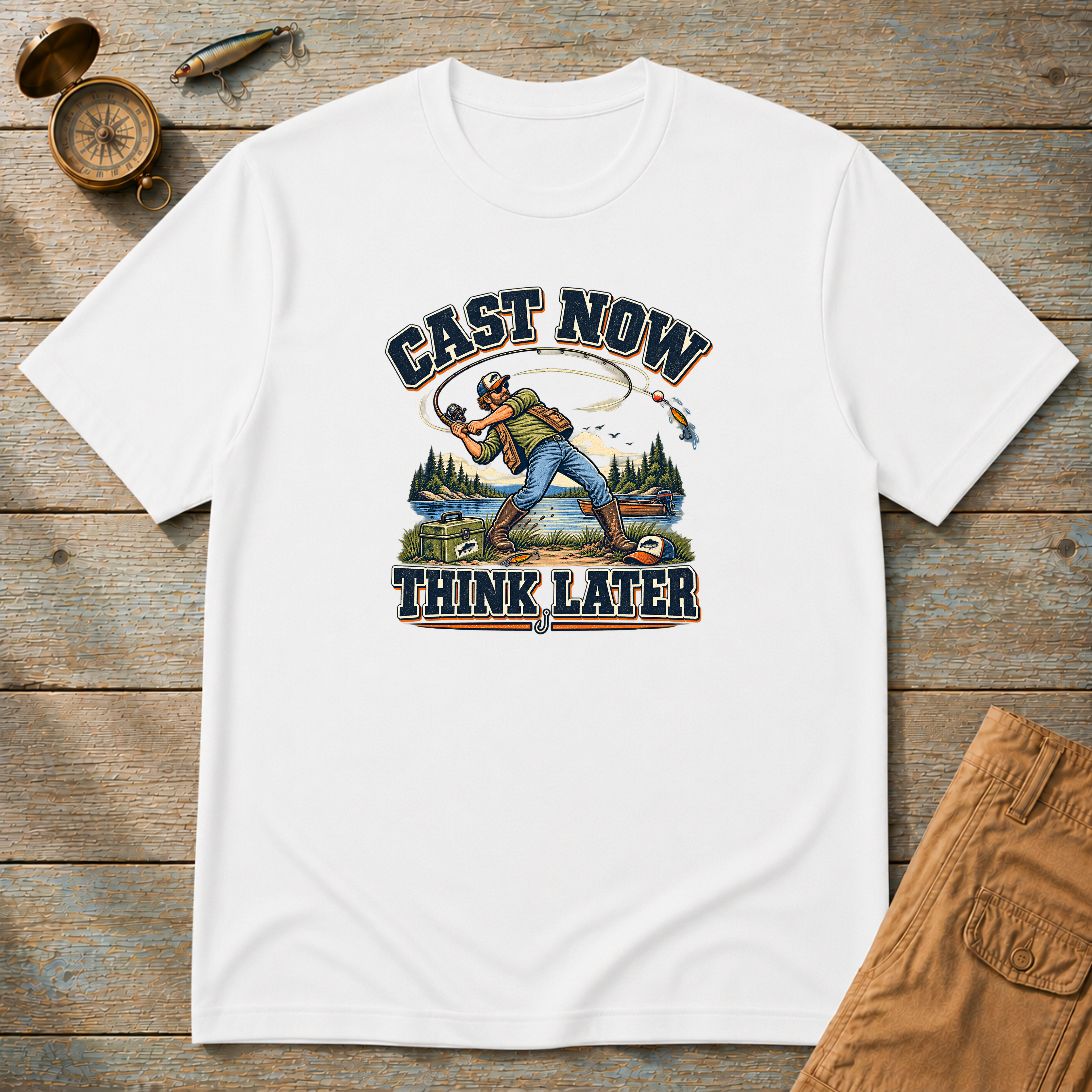 Cast Now, Think Later T-Shirt